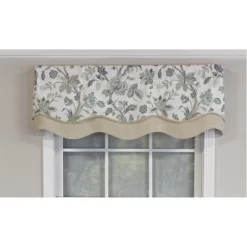 Gianna Glory 3in Rod Pocket Layered Window Valance 50in X 16in By RLF Home -Northlight Store GUEST 28fe1dd5 0ea0 4172 9524 98db3b28a340