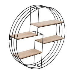 Honey-Can-Do Round Metal And MDF Wall Shelf Black 12 Honey-Can-Do Round Metal And MDF Wall Shelf Black -Northlight Store GUEST 293afc3c c47e 47c3 aac3 6b558f2b3cc3