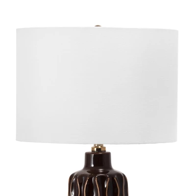 NuLOOM Marsala 24" Ceramic Table Lamp 5 NuLOOM Marsala 24" Ceramic Table Lamp - Image 5