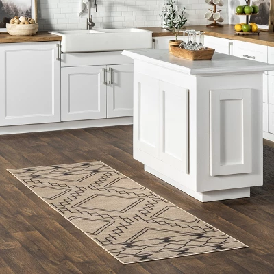 NuLOOM Elin Moroccan Border Easy-Jute Machine Washable Area Rug 1 NuLOOM Elin Moroccan Border Easy-Jute Machine Washable Area Rug