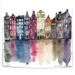 Americanflat Amsterdam By Claudia Libenberg Wall Tapestry -Northlight Store GUEST 2a25384a 0da8 446c a6b3 29782f33ace3