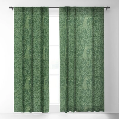 Avenie Cheetah Spring Collection IX Single Panel Sheer Window Curtain - Society6 1 Avenie Cheetah Spring Collection IX Single Panel Sheer Window Curtain - Society6
