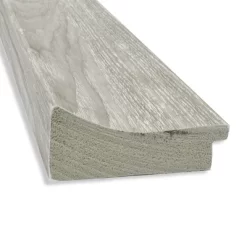 46" X 36" Dove Framed Wall Mirror Graywash - Amanti Art