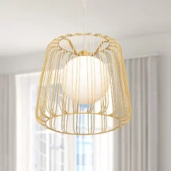 9.87" Lucas Caged Globe Shade Pendant Light - River Of Goods -Northlight Store GUEST 2e0ef8fd e669 4ed4 80ba 2af73ce18a2a