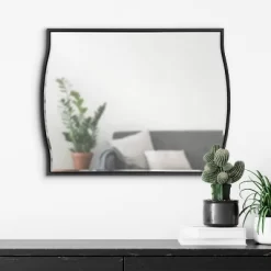 17" X 24" Sedelle Decorative Framed Wall Mirror Black - Kate & Laurel All Things Decor -Northlight Store GUEST 2e70395f c77c 453a a28d 61a3097755d8