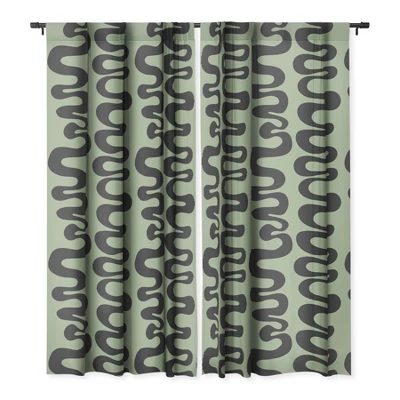 Camilla Foss Brook 84" X 50" Single Panel Blackout Window Curtain - Deny Designs 2 Camilla Foss Brook 84" X 50" Single Panel Blackout Window Curtain - Deny Designs - Image 2