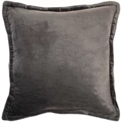 20"x20" Oversize Sofia Solid Velvet Flange Square Throw Pillow - Mina Victory -Northlight Store GUEST 309903b2 4398 42b4 8bbd 5e66a78643a3
