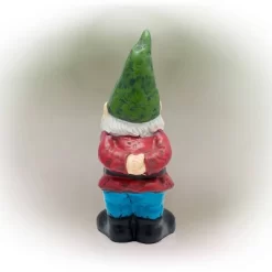 11" Polyresin Bearded Garden Gnome Statue With Hat Green - Alpine Corporation -Northlight Store GUEST 344fab84 61ce 4087 9e5a e3b8efdbd1e9