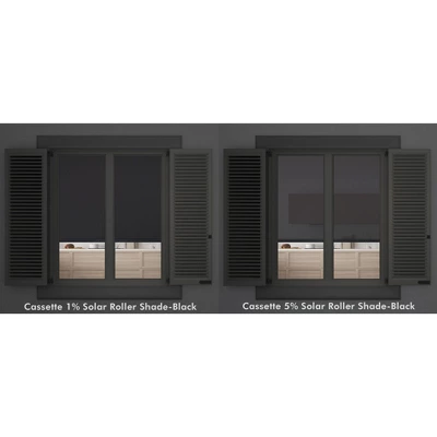 Linen Avenue Custom Cordless Cassette 1% Solar Roller Shade, Group 1 5 Linen Avenue Custom Cordless Cassette 1% Solar Roller Shade, Group 1 - Image 5