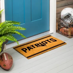Evergreen New England Patriots Logo Turf Mat, Brown- 28 X 16 Inches Indoor Outdoor Doormat -Northlight Store GUEST 3689b247 2161 4ddf 9c8f 6d0a14b1bae0