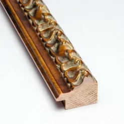 30" X 24" Non-Beveled Antique Bronze Wood Wall Mirror - Amanti Art