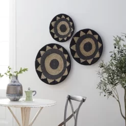 Set Of 3 Cotton Plate Handmade Woven Wall Decors - Olivia & May 14 Set Of 3 Cotton Plate Handmade Woven Wall Decors - Olivia & May -Northlight Store GUEST 39ac057c f84e 4e9a a190 fca355b8ace5