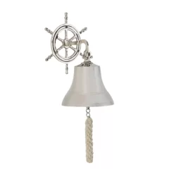Brass Bell Wall Decor With Ship Wheel Backing - Olivia & May -Northlight Store GUEST 3a0ef2d1 6c30 4deb af41 fc51e85c58ac