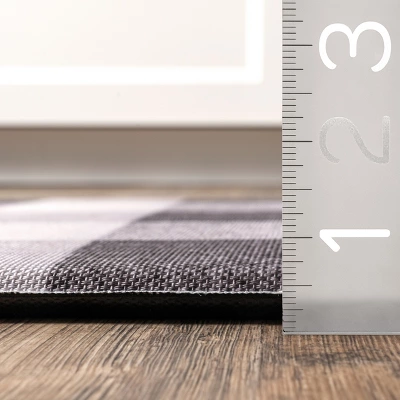 NuLOOM Aisha Buffalo Plaid Anti Fatigue Kitchen Or Laundry Room Comfort Mat 4 NuLOOM Aisha Buffalo Plaid Anti Fatigue Kitchen Or Laundry Room Comfort Mat - Image 4