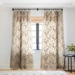 Avenie Cottage Garden IV Single Panel Sheer Window Curtain - Society6 -Northlight Store GUEST 3cdb833d d9f4 47b7 b9b1 7e3170f02bf9