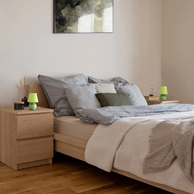 8.66" 2pk Petite Ceramic Orb Base Bedside Table Lamps With Matching Tapered Drum Shade Green - Creekwood Home 8 8.66" 2pk Petite Ceramic Orb Base Bedside Table Lamps With Matching Tapered Drum Shade Green - Creekwood Home - Image 8