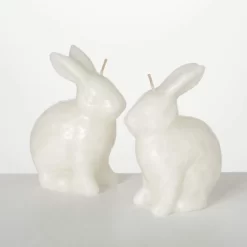4.75"H Sullivans White Bunny Candle - Set Of 2, White 5 4.75"H Sullivans White Bunny Candle - Set Of 2, White -Northlight Store GUEST 3e764962 48b6 42b4 a195 16fc19556f2b