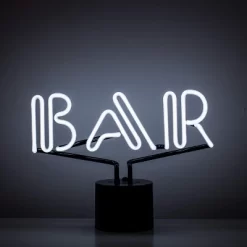Amped Co Neon Desk Light With Real Neon, Bar Text, Classic