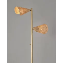 Cove Tree Floor Lamp Antique Brass - Adesso -Northlight Store GUEST 3f9bde52 8f72 4e8e 98cc 0939652e08e7
