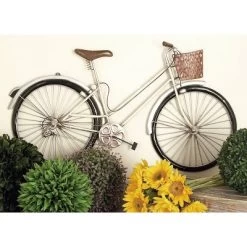 Metal Bike Wall Decor With Seat, Basket And Handles - Olivia & May 33 Metal Bike Wall Decor With Seat, Basket And Handles - Olivia & May -Northlight Store GUEST 3fbc423d 1224 4b05 acc8 b2e2219323b9