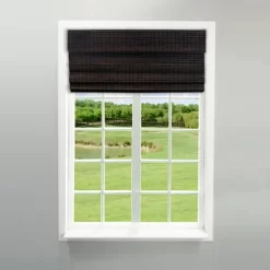 Radiance Newport 31-in Cordless Espresso Roman Shade