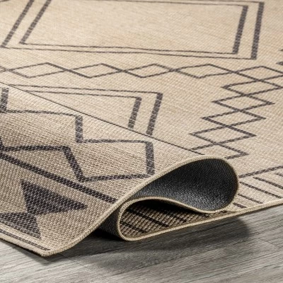 NuLOOM Elin Moroccan Border Easy-Jute Machine Washable Area Rug 3 NuLOOM Elin Moroccan Border Easy-Jute Machine Washable Area Rug - Image 3