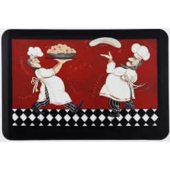 Pizza Pasta Chefs Designer Chef Oil & Stain Resistant Anti-Fatigue Kitchen Floor Mat -Northlight Store GUEST 40b38f8c 410c 4df8 a14c e7b66a726f0e