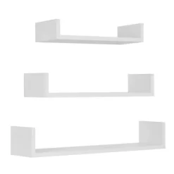 3pc Aalto U-Shaped Floating Wall Shelf Set - Danya B. 28 3pc Aalto U-Shaped Floating Wall Shelf Set - Danya B. -Northlight Store GUEST 419e3747 6932 402b 8e75 a18d9a803e38