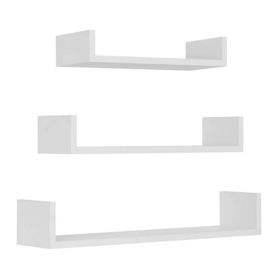 3pc Aalto U-Shaped Floating Wall Shelf Set - Danya B. 12 3pc Aalto U-Shaped Floating Wall Shelf Set - Danya B. - Image 12