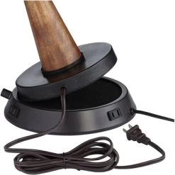 360 Lighting Helene Country Cottage Table Lamp 26" High Cream White Ceramic With Dimmable USB Workstation Base Tan Drum Linen For Living Room Desk -Northlight Store GUEST 41c5ffa2 ce2c 4bcb 91c4 6647179648af