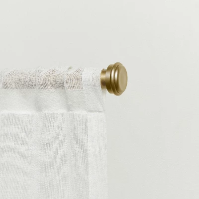 Exclusive Home Topper 1" Indoor/Outdoor Curtain Rod And Finial Set 3 Exclusive Home Topper 1" Indoor/Outdoor Curtain Rod And Finial Set - Image 3