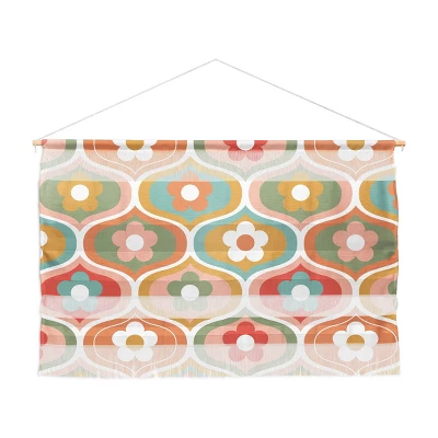 Emanuela Carratoni Vintage Floral Geometric Fiber Wall Hanging - Deny Designs 4 Emanuela Carratoni Vintage Floral Geometric Fiber Wall Hanging - Deny Designs - Image 4