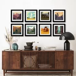 Retro National Parks - 8 Piece Gallery Art Print Set By Anderson Design Group 7 Retro National Parks - 8 Piece Gallery Art Print Set By Anderson Design Group -Northlight Store GUEST 445cae4c 99b4 46f1 bd60 fcba6a06db6a