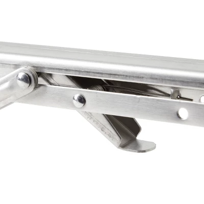 Built Industrial 2 Pack Folding L Wall Shelf Bracket, 10 Inch Collapsible Hardware With Locking Hinge For Garage Shelves, Holds 120lbs 6 Built Industrial 2 Pack Folding L Wall Shelf Bracket, 10 Inch Collapsible Hardware With Locking Hinge For Garage Shelves, Holds 120lbs - Image 6