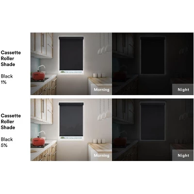 Linen Avenue Custom Cordless Cassette 1% Solar Roller Shade, Group 1 6 Linen Avenue Custom Cordless Cassette 1% Solar Roller Shade, Group 1 - Image 6