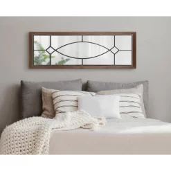 16" X 42" Bakersfiel Windowpane Wall Mirror Rustic Brown - Kate & Laurel All Things Decor 10 16" X 42" Bakersfiel Windowpane Wall Mirror Rustic Brown - Kate & Laurel All Things Decor -Northlight Store GUEST 45899793 2126 49b6 9a3a 486b16dcb474