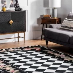 Angla Rooster Kitchen Area Rug Black - NuLOOM -Northlight Store GUEST 462aaaff 8199 4a16 b79d f3fa37125605