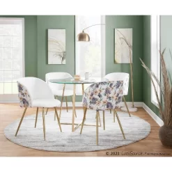 Marble And Metal March Contemporary Floor Lamp Gold (Includes LED Light Bulb) - LumiSource -Northlight Store GUEST 4669ff59 b041 495e bfd9 5992ecc5422e