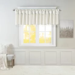 26"x50" Lillian Faux Silk Twisted Tab Valance With Beads -Northlight Store GUEST 467a390a dc4d 4b9b 9237 87f79fb7be7d