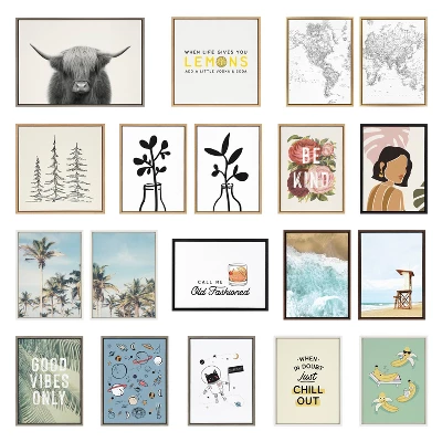 (Set Of 3) Mountain Landscape Set By Various Artists Natural - Kate & Laurel All Things Decor 3 (Set Of 3) Mountain Landscape Set By Various Artists Natural - Kate & Laurel All Things Decor - Image 3