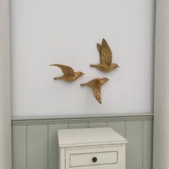 Resin Bird Metallic 3D Sculpted Wall Decor Set Of 3 Gold - Olivia & May -Northlight Store GUEST 48b8abf0 c953 4e67 98a3 fef0ba455aed