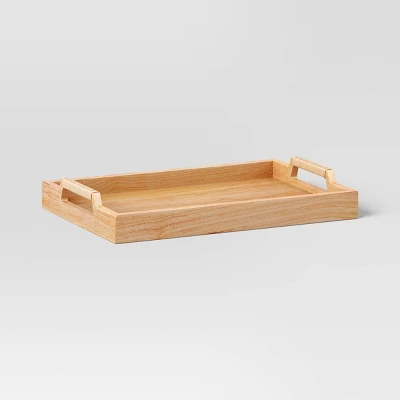 Decorative Wood Tray - Threshold™ 5 Decorative Wood Tray - Threshold™ - Image 5