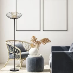 71" Demi Painted Metal 1-Light Floor Lamp With Black And Gold Painted Metal Shade - River Of Goods -Northlight Store GUEST 4ad21748 81d1 4270 a9c1 a7b8e24f7749
