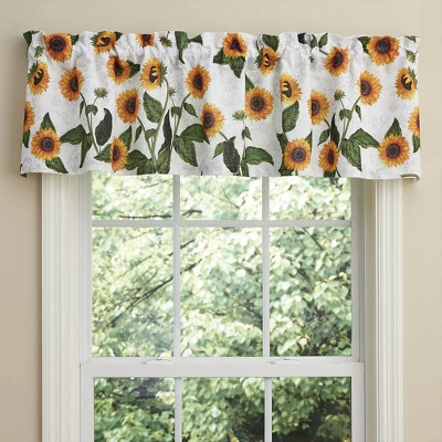 Sunflower Toile Valance 60'' X 14" 1 Sunflower Toile Valance 60'' X 14"