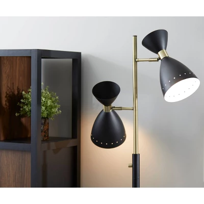 Oscar Tree Lamp Black - Adesso 2 Oscar Tree Lamp Black - Adesso - Image 2