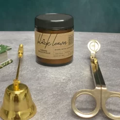 Black Leaves Candle - Freres Branchiaux