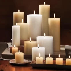 Tagltd Mini Pillar 2X2 Candles Set Of 4
