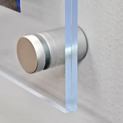 Azar Displays Floating Acrylic Wall Frame With Silver Stand Off Caps: 8.5" X 14" Graphic Size, Overall Frame Size: 12.5" X 18" -Northlight Store GUEST 4e464a7f ffce 4884 bc82 1a0673105b63