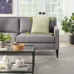 18"x18" Loops Striped Square Throw Pillow With Tassels - Mina Victory -Northlight Store GUEST 4f056134 703a 4626 b73c 64a050e86d2d