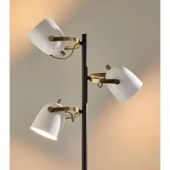 Casey Tree Lamp Black/White/Brass - Adesso -Northlight Store GUEST 50002229 353a 460d 9272 f418cf0b70d9